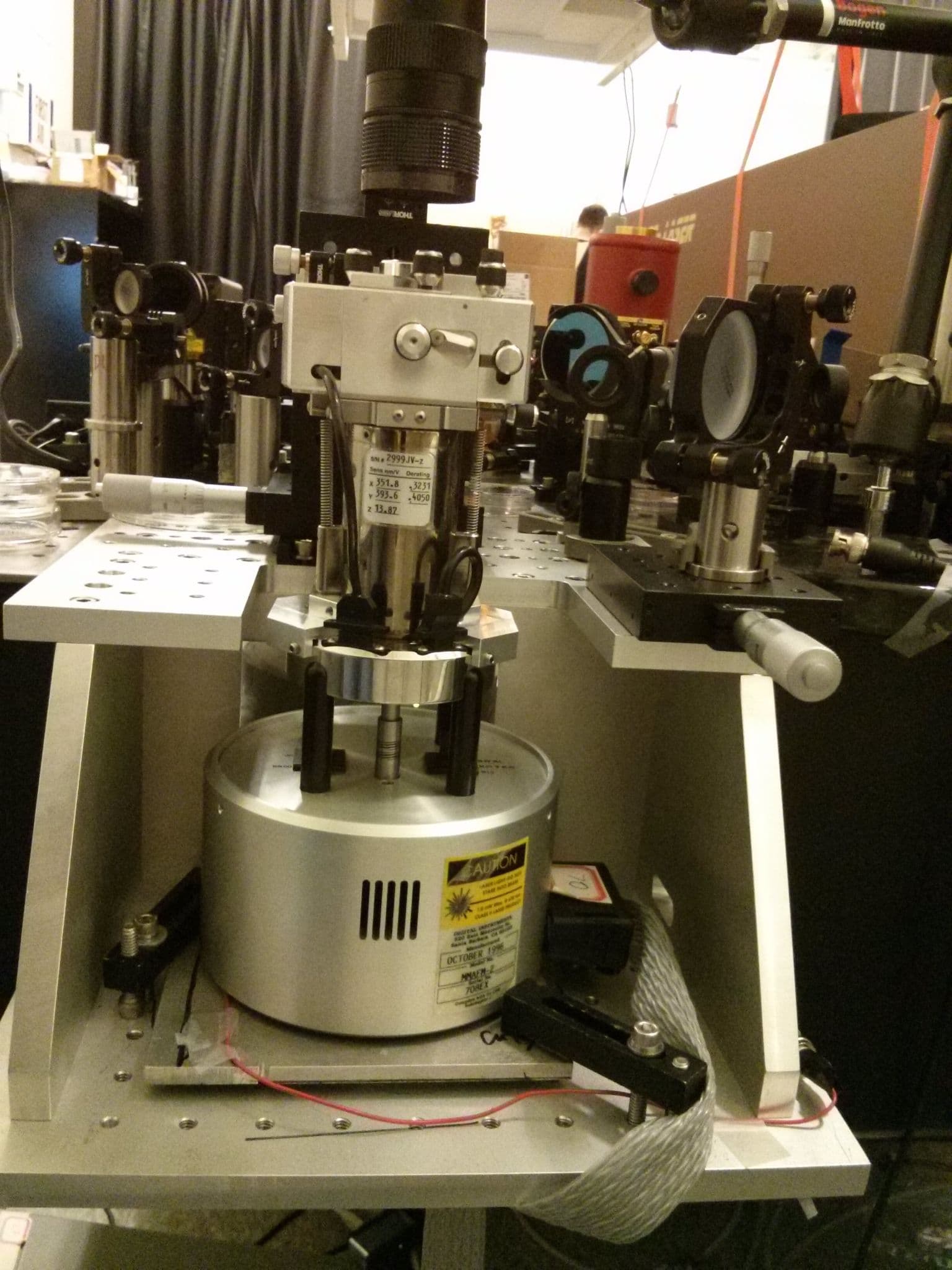 AFM instrument setup